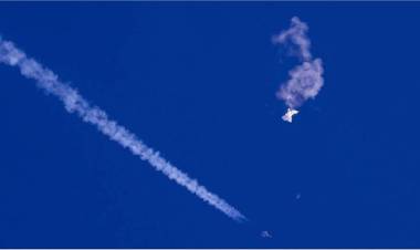 Balloon Row : हवाई दलाने पाडलं चौथं फ्लाईंग ऑब्जेक्ट