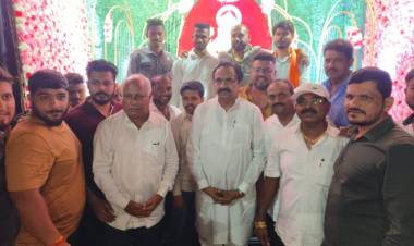 उद्योगनगरीतील गणेश मंडळांना राष्ट्रवादीचे प्रदेशाध्यक्ष जयंत पाटील यांची भेटी 