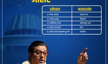 मनसेची चौथी आणि पाचवी यादी जाहीर