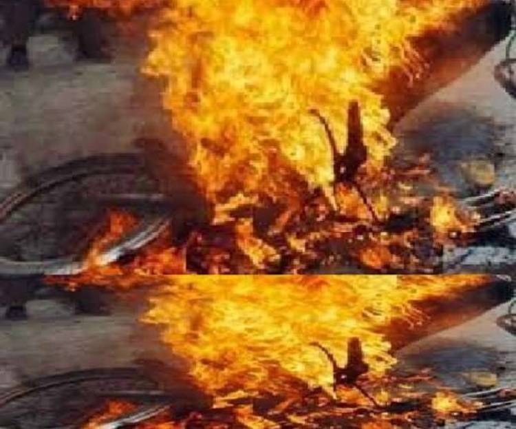 मालकाने दिला नाही पगार, नोकराने दुचाकी पळवली अन् जाळली